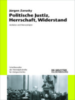 cover image of Politische Justiz, Herrschaft, Widerstand